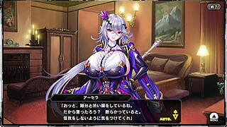Taimanin RPGX scene 4 unfolds the story. Enjoy anime game action and challenges in this part