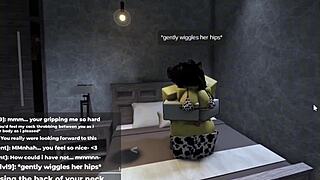 roblox catgirl kept me waiting with her cute rule 34 sexy animations and big ass tease