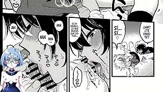 Uh, I think it's Ando Oshida, like, get along well or something in episode 1.