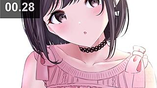 shinonome ena gives light femdom joi with jerk off instructions in game