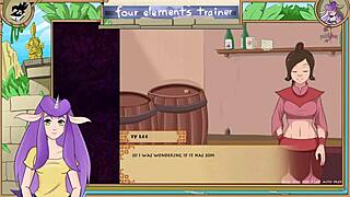 Blonde Brunette Orgy Facial On Ty Lee In Avatar Hentai Trainer