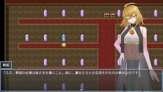 miharu undergoes religious brainwashing in this hentai game full gallery