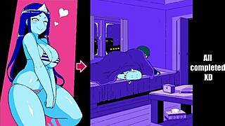 i'm fucking and cumming inside her big tits all night in rock paper scissor hentai game edition 1 gallery