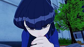 komi san gets hentai action here