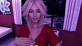 Hot pierced blonde sorority girl says, come get this juicy handjob in my dorm room with creampie finish