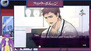 gay dudes endure slow damage in intense yaoi game