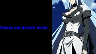 Esdeath telling me to jerk off and cum eat it femdom style