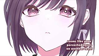 shinonome ena gives light femdom joi with jerk off instructions in game