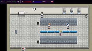 city of secret pt 2: sexy slut teacher masturbates big tits in hentai gameplay