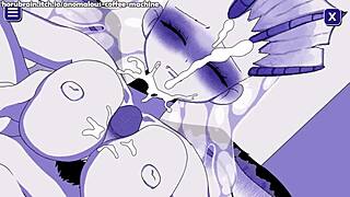 Fucking aqua dragon watergirl with monster erotic action in hentai style