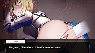 ज़िज्का एच-सीन 03 फेट एम्पायर ऑफ डर्ट में ब्लॉन्ड बीडीएसएम क्रॉसड्रेसिंग रोलप्ले कॉस्ट्यूम्स में