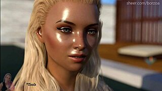 ब्लॉन्ड पब्लिक पूल में शांत ऑर्गेज्म की कोशिश करती है लेकिन चूत का रस पानी में मिलकर रॉकस्टार एम्मा 2 बनती है