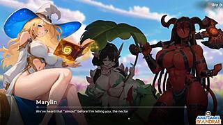 ep8 NEW MAIDENS elianthe miriel and lothariel SQUIRT in CURVY creampie