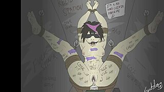 ये गंदी चीटर फैंटेसी बॉन्डेज में फीट प्ले कर रही थी... डेम