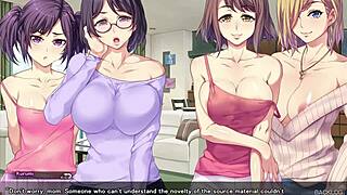 oh wow, visual novel zero chastity kurumi route with twin sluts 😍😈