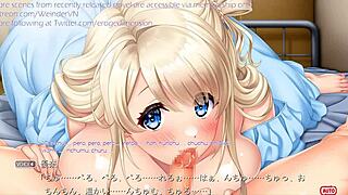 In mama haha wa musuko o aishiteru two the mommy scenes one through five unfold with subtitles in anime hentai style.