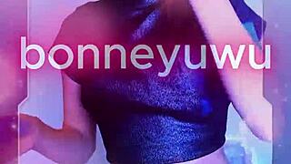 Bonneyuwu In Cyberpunk Nebula Cosplay!