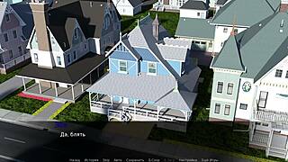 Zoe the Exhibitionist Flashes Big Tits Outdoors in Gameplay Part 1