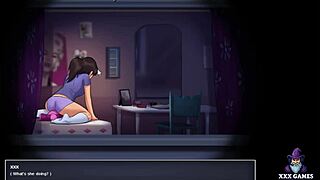 summetime mia pillow humping with curvy 3d giants