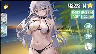 bouncy tits bounce in hentai game