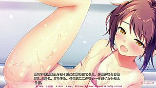 Hajilove mini fandisk scene where Kouta Shinohara becomes lovers in anime hentai