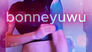 Bonneyuwu In Cyberpunk Nebula Cosplay!