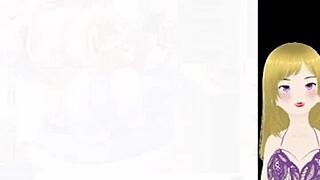 Watch her big tits get fondled until she lactates?