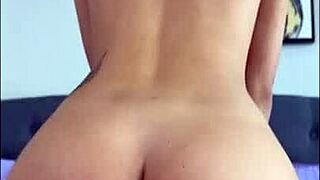 Brunette teen Aubry Babcock starts with blowjob and rides in doggystyle. Her family stays home during the tight pussy fuck.