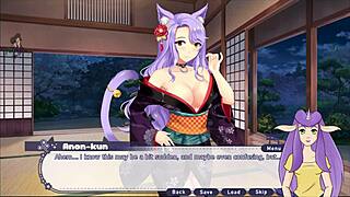 In this adventure, Kiara the sexy catgirl nurse gives an ara ara experience in part 2 of the hentai game.