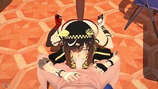 कैजुअल आफ्टर आवर्स काऊगर्ल राइडिंग एंड ब्लोजॉब विथ क्रिम्पाई