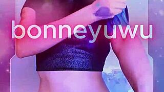 Bonneyuwu In Cyberpunk Nebula Cosplay!