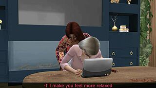 लेस्बियन बॉस सेक्रेटरी को डिल्डो से चोदती है