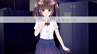 playing hentai game with cfnm big tits handjob.