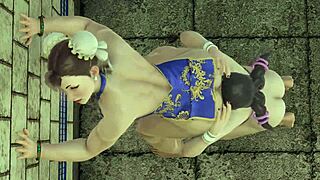 Chun Li And Laura Matsuda Engage In Lesbian 3D Porn With Big Tits Orgasm Moaning
