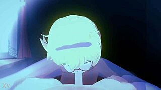 Little Witch Academia rich prostitute blowjob scene