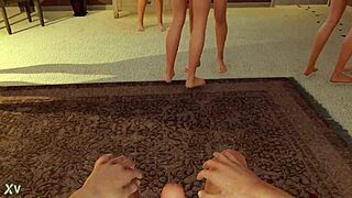 घर पार्टी गेम में, बेडरूम में फकिंग?