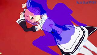 मैं राम और रेम से इतना जुड़ा महसूस करता हूं उनके इंटेंस सेक्स के दौरान री ज़ीरो हentai में बिग टिट्स और क्रीमपाई पैशन के साथ