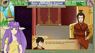 Azula's Passionate Pussy Licking in Avatar Trainer Part 48