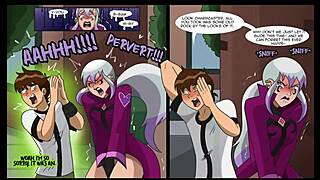 यह हर्मिट मोथ रैंडम कंपाइलेशन डेक्सटर, बेन 10, पोकेमॉन, बैटमैन, हार्ले क्विन, और ग्रेविटी फॉल्स को रूल 34 फन में फीचर करता है! 😏