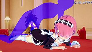 मैं राम और रेम से इतना जुड़ा महसूस करता हूं उनके इंटेंस सेक्स के दौरान री ज़ीरो हentai में बिग टिट्स और क्रीमपाई पैशन के साथ