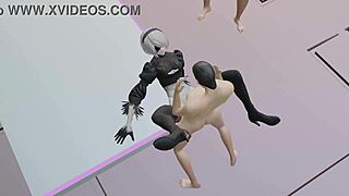 2B From Nier Replicant Takes Military Exam?