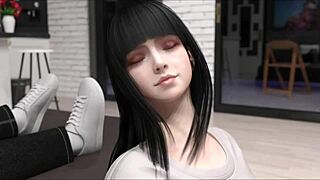 Want to see this 3D hentai cartoon with hardcore action in a gaming video?