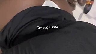 होममेड लिंगरी में मेरे फैट बीबीडब्लू बॉडी पर उसने इंटेंस गंद चटाई