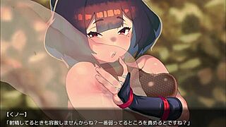 in this rpg max volume, kunoichi ninja encounters every girl for intense action