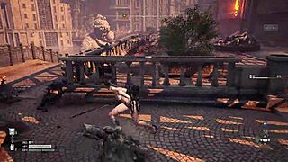 Stellar blade nude mod playthrough part 12 with curvy outfit and fat sexy 3d cartoon