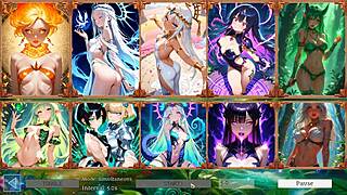 i love these battle babes hentai game slideshow with 10 hot fantasy girls elara seraphina sexy anime cards