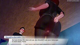 Big Tits Stepmom Helps Tenant Get Off, Busty Milf Wants to Suck His Massive Cock!