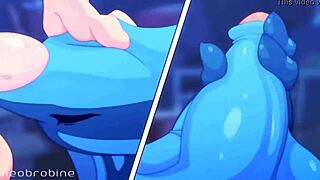 फरी गे पोकेमॉन एनल सेक्स लुकारियो बाय निओब्रोबाइन