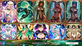 i love these battle babes hentai game slideshow with 10 hot fantasy girls elara seraphina sexy anime cards
