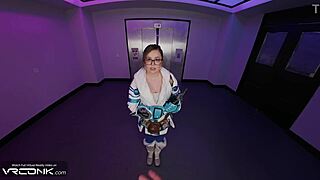 mei rides huge cock in overwatch cosplay parody